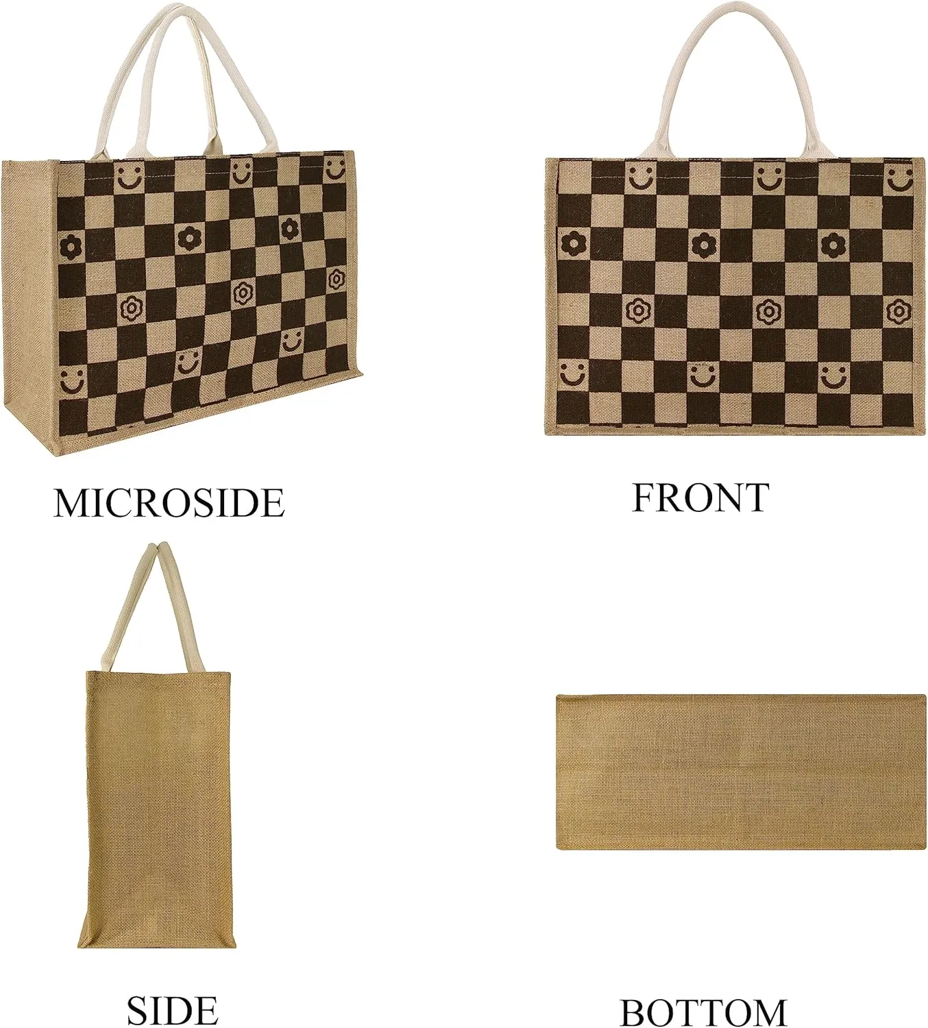 Hibala Woven Large Beach Bag Straw Bag Beach Tote Handmade Weaving Shoulder Bag Tassel Bag Handbag