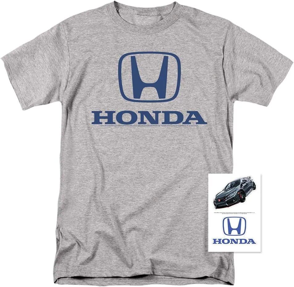 Honda Auto Logo Gray T Shirt