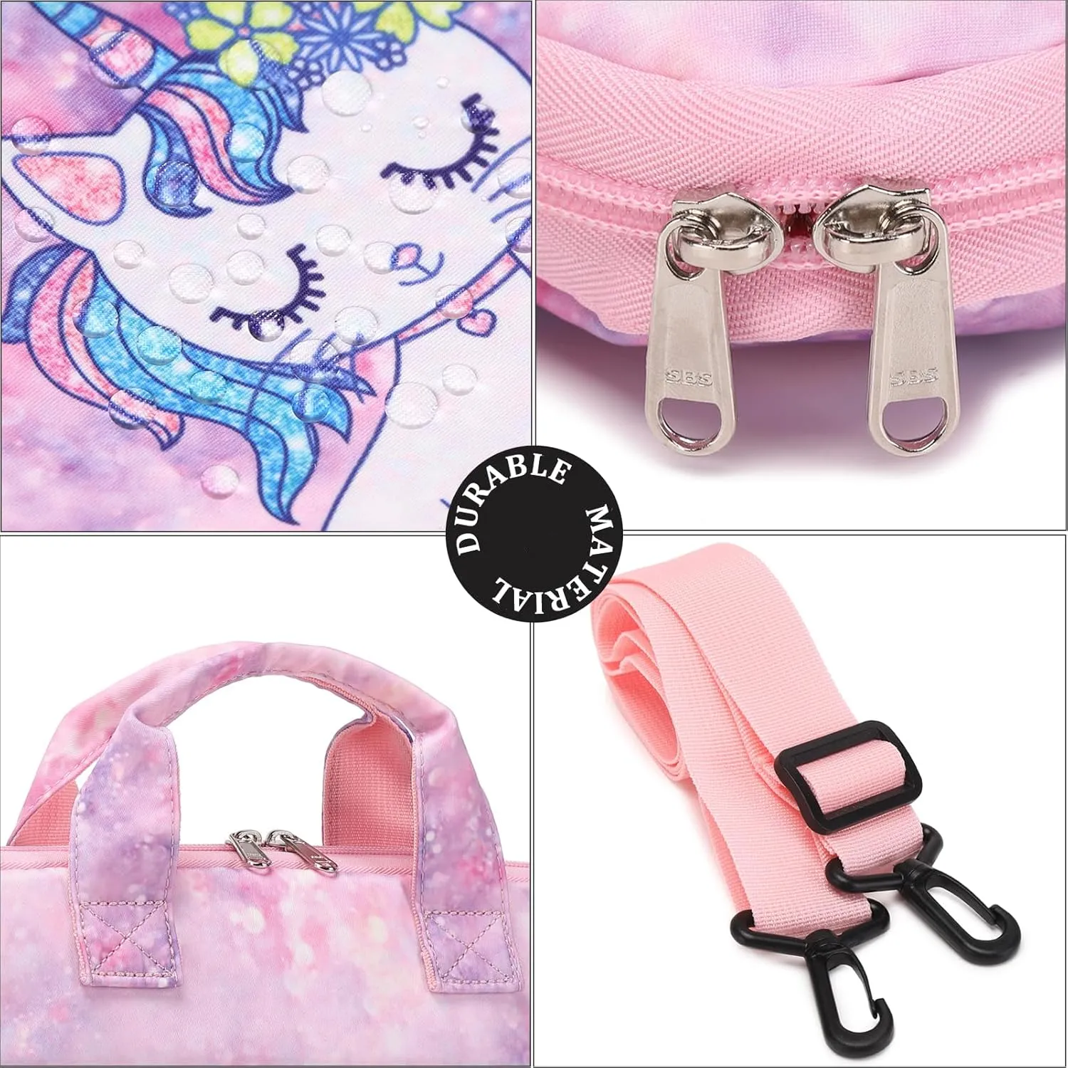 JIANYA Kids Tablet Carrying Case, iPad Bag for Kids with Shoulder Strap, 10-12.5 Inch Tablet Bags