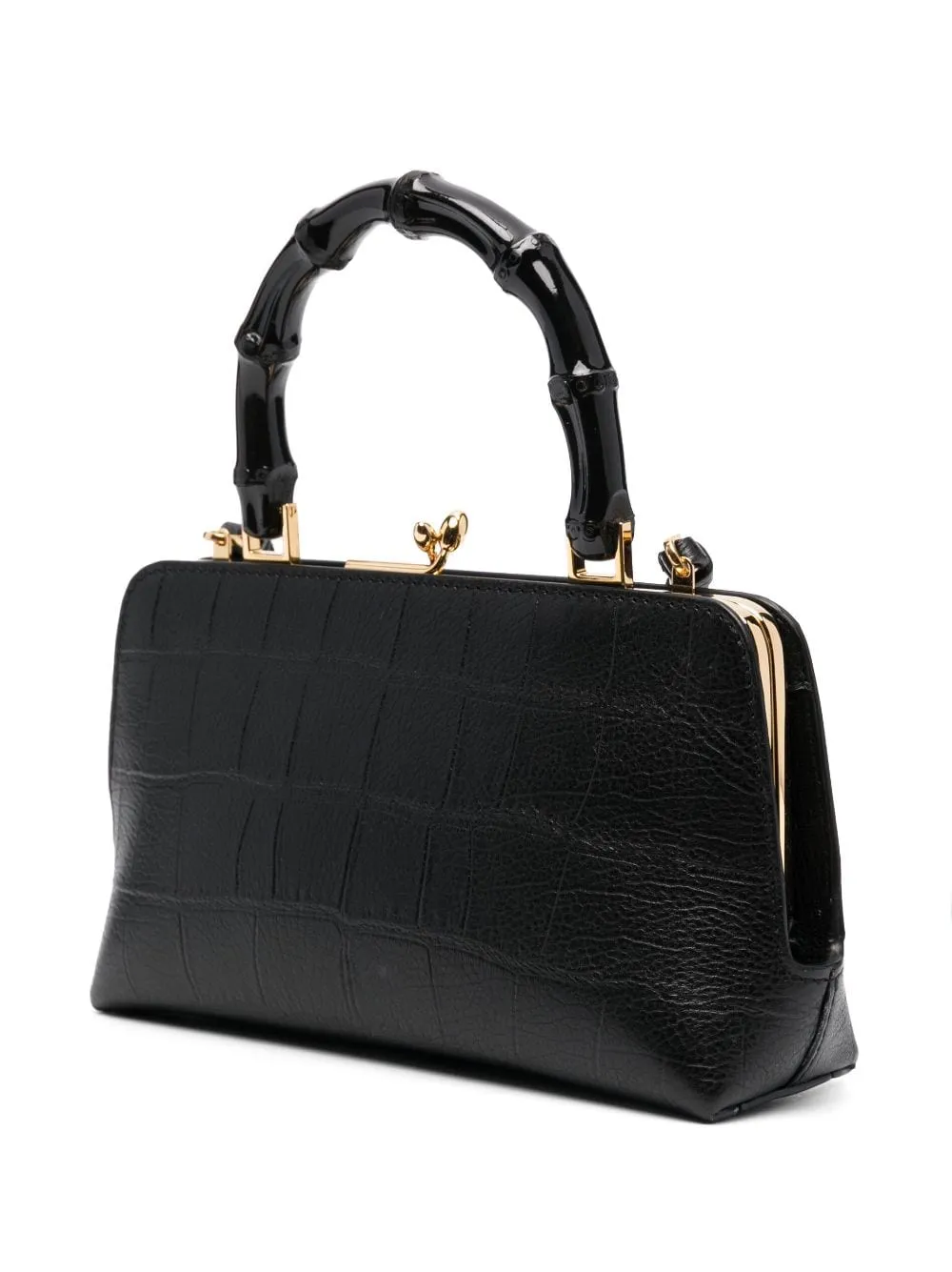 Jil Sander Goji Bamboo Mini Leather Handbag