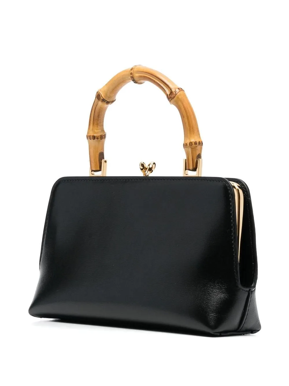 Jil Sander Goji Bamboo Mini Leather Handbag
