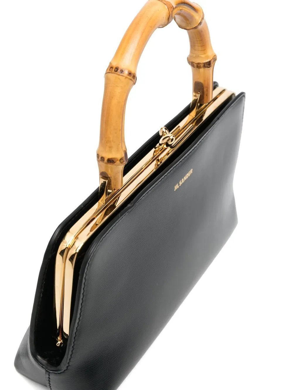 Jil Sander Goji Bamboo Mini Leather Handbag