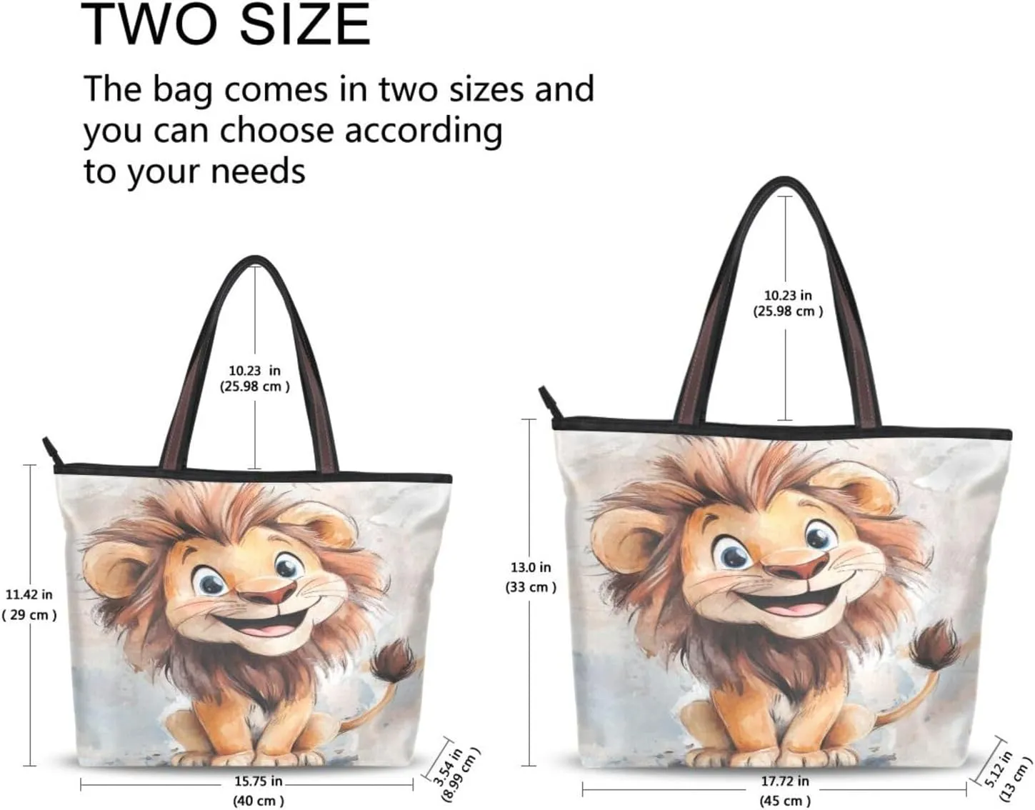 JSTEL Tote Bag for Women with Zipper,Polyester Tote Purse Holiday Tote Bag Work Handbag Women Gift