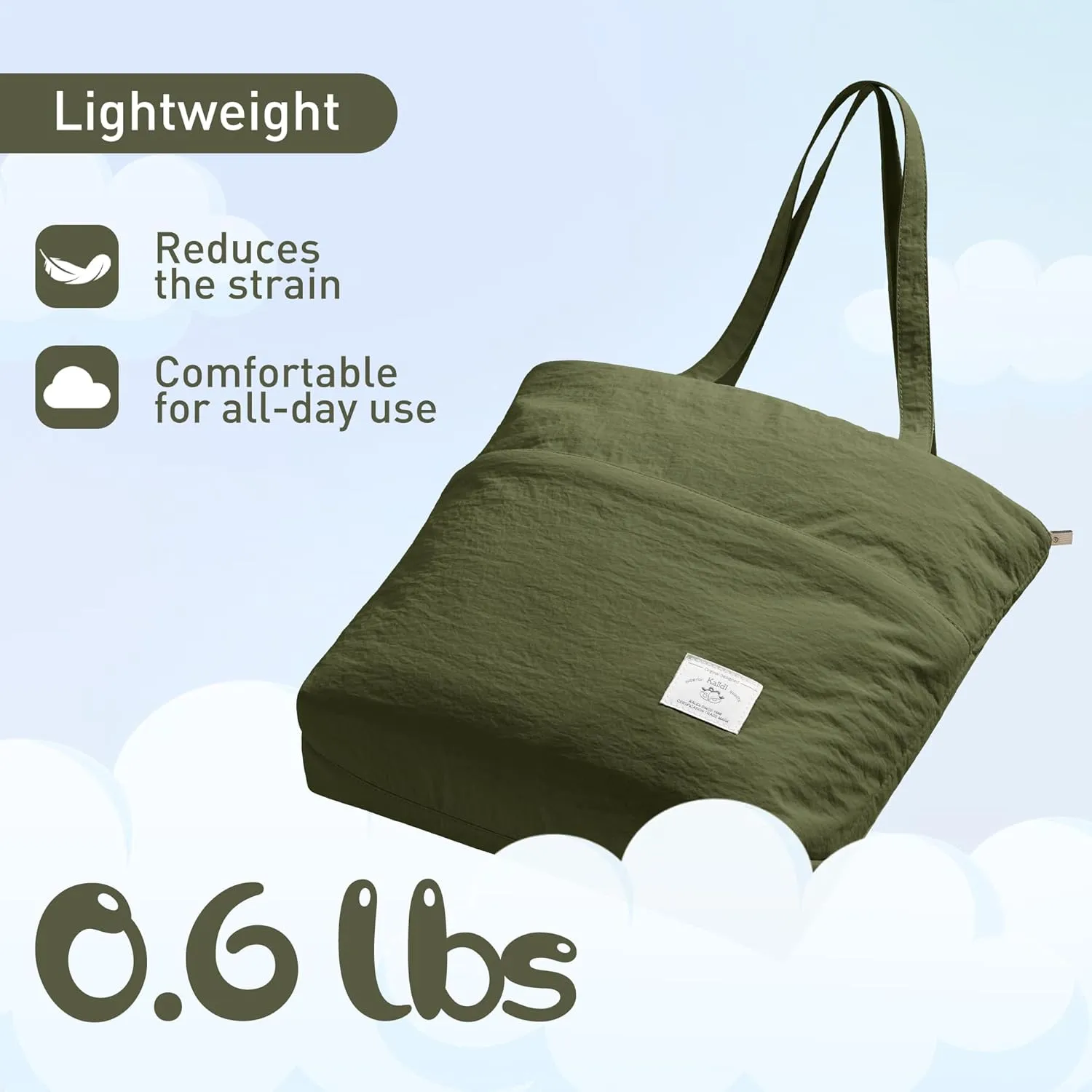 KALIDI Large Tote Bag for Women Handbag Lightweight Puffy Tote Bag with Zipper Shoulder Bag