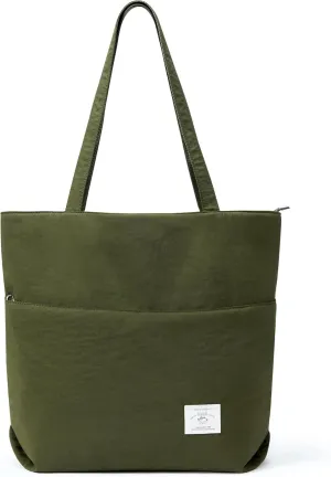 KALIDI Large Tote Bag for Women Handbag Lightweight Puffy Tote Bag with Zipper Shoulder Bag