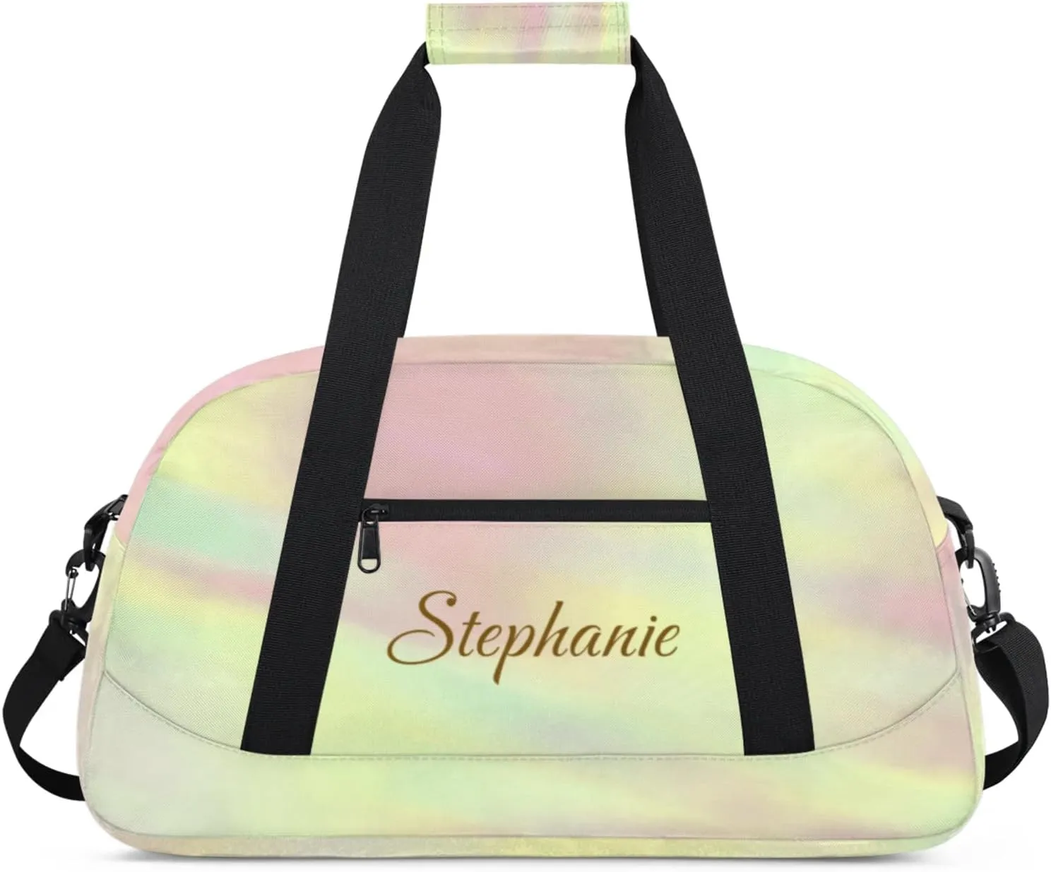 Kids Duffle Bag Personalized Gym Bag Overnight Bags, Ideal for Travel and Sports, Suitable for Men Women for Gym, Dance, Yoga, Durable Waterproof Sport Overnight Handbags Gradual Change