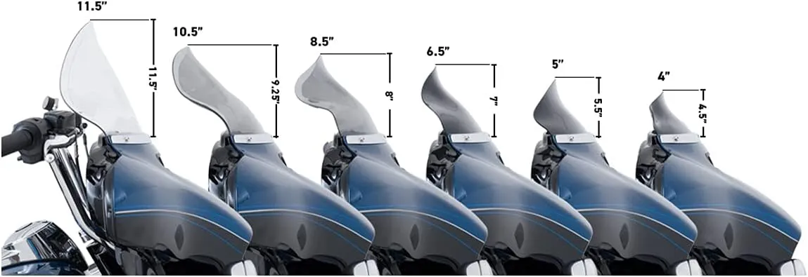 Klock Werks Flare for 2014-2023 FLH (10.5" Dark Smoke)