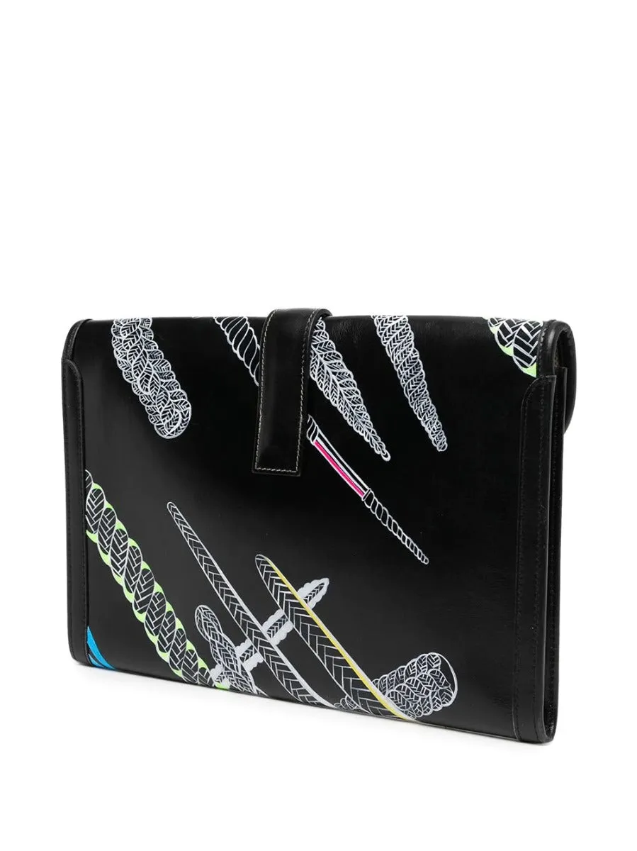 Knot Print Customised Black Jige