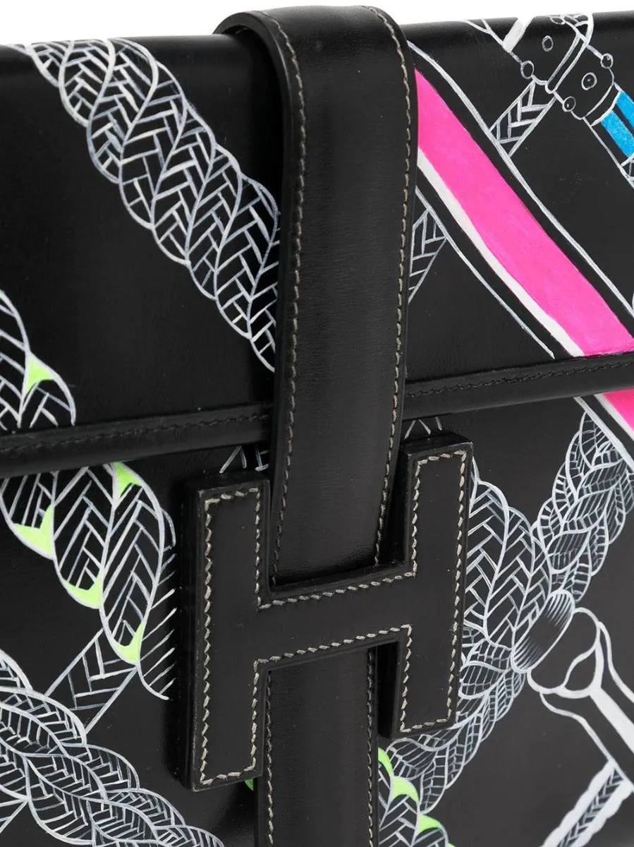 Knot Print Customised Black Jige