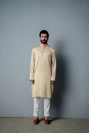 KURTA & BANDI SET IVORY