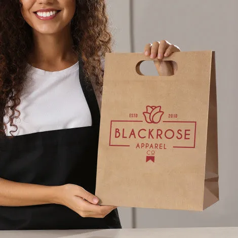 Large Die Cut Paper Bag Portrait - 125053