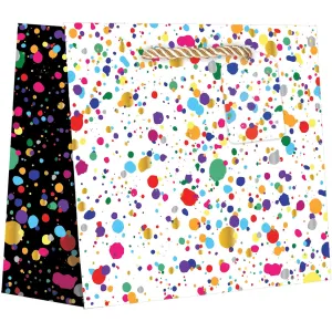 Large Gift Bags, Splatter with Foil Accents by Present Paper