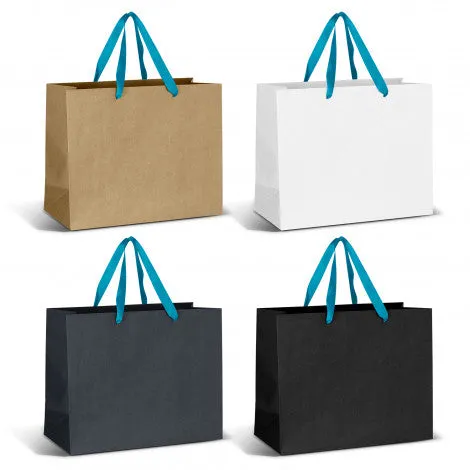 Large Ribbon Handle Paper Bag - 125058