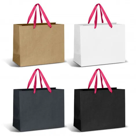 Large Ribbon Handle Paper Bag - 125058