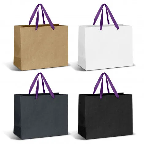 Large Ribbon Handle Paper Bag - 125058