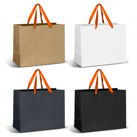 Large Ribbon Handle Paper Bag - 125058