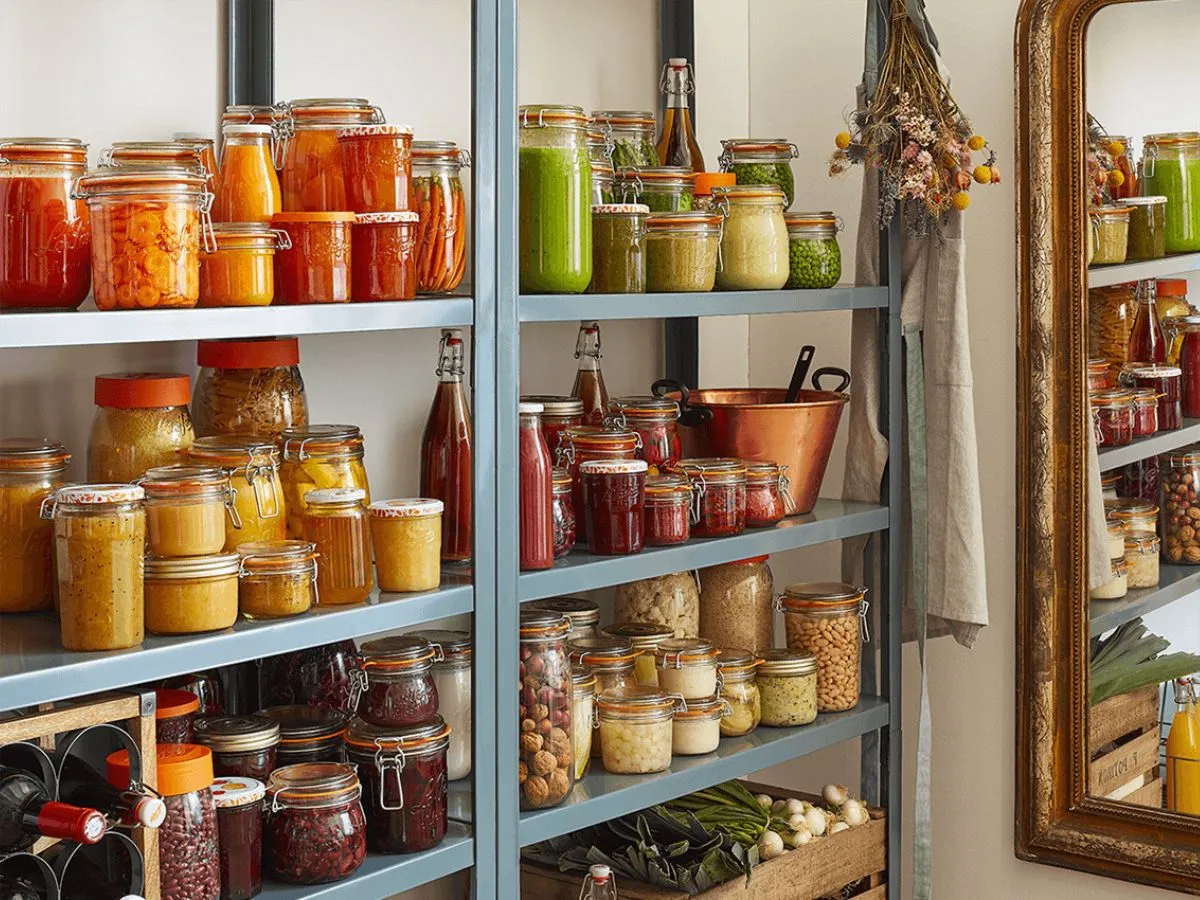 Le Parfait "Color Vis" Screw Top Jars - 1 L