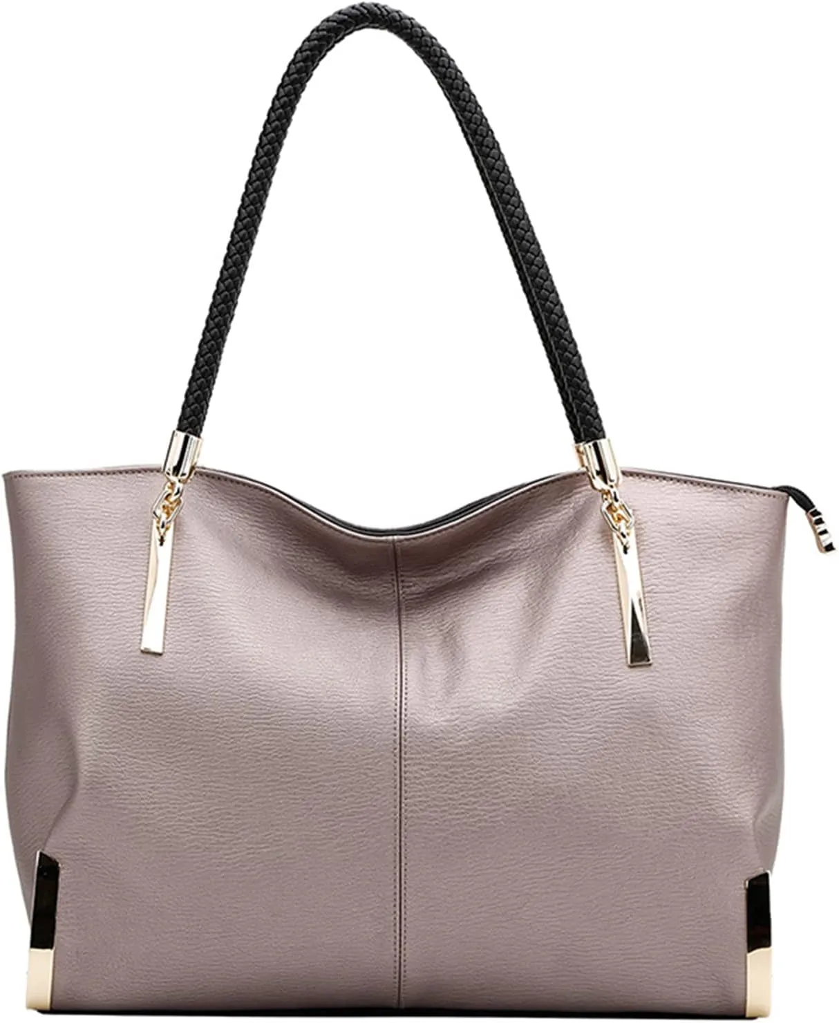 Leather Tote Handbags for Women, Ladies Large Top-handle Purse Shoulder Bags