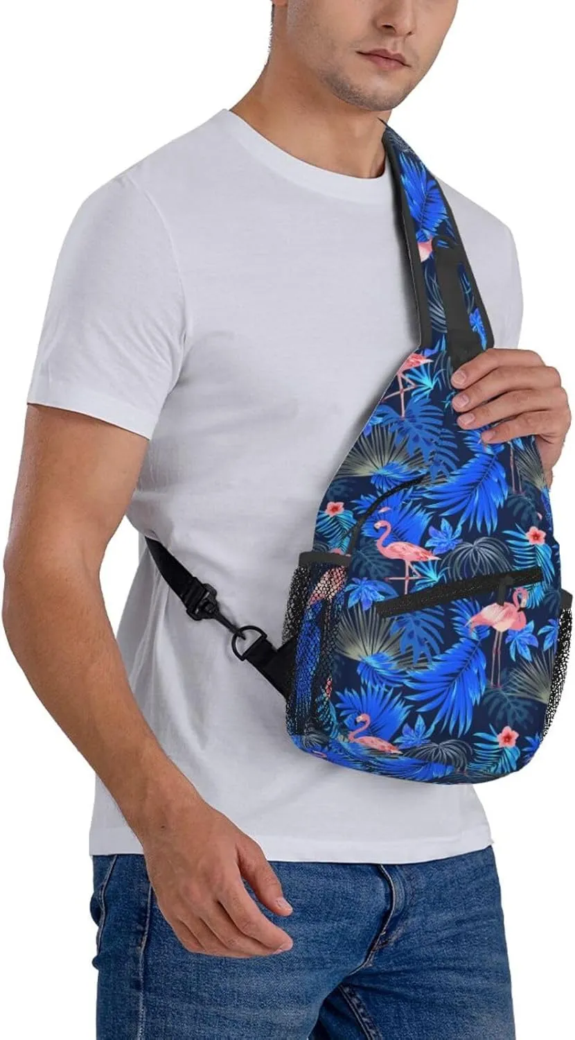 LGBT Rainbow Gay Pride Flag Handshake Love Pride Day Crossbody Bag Sling Bag Chest Bags Travel Shoulder Backpack