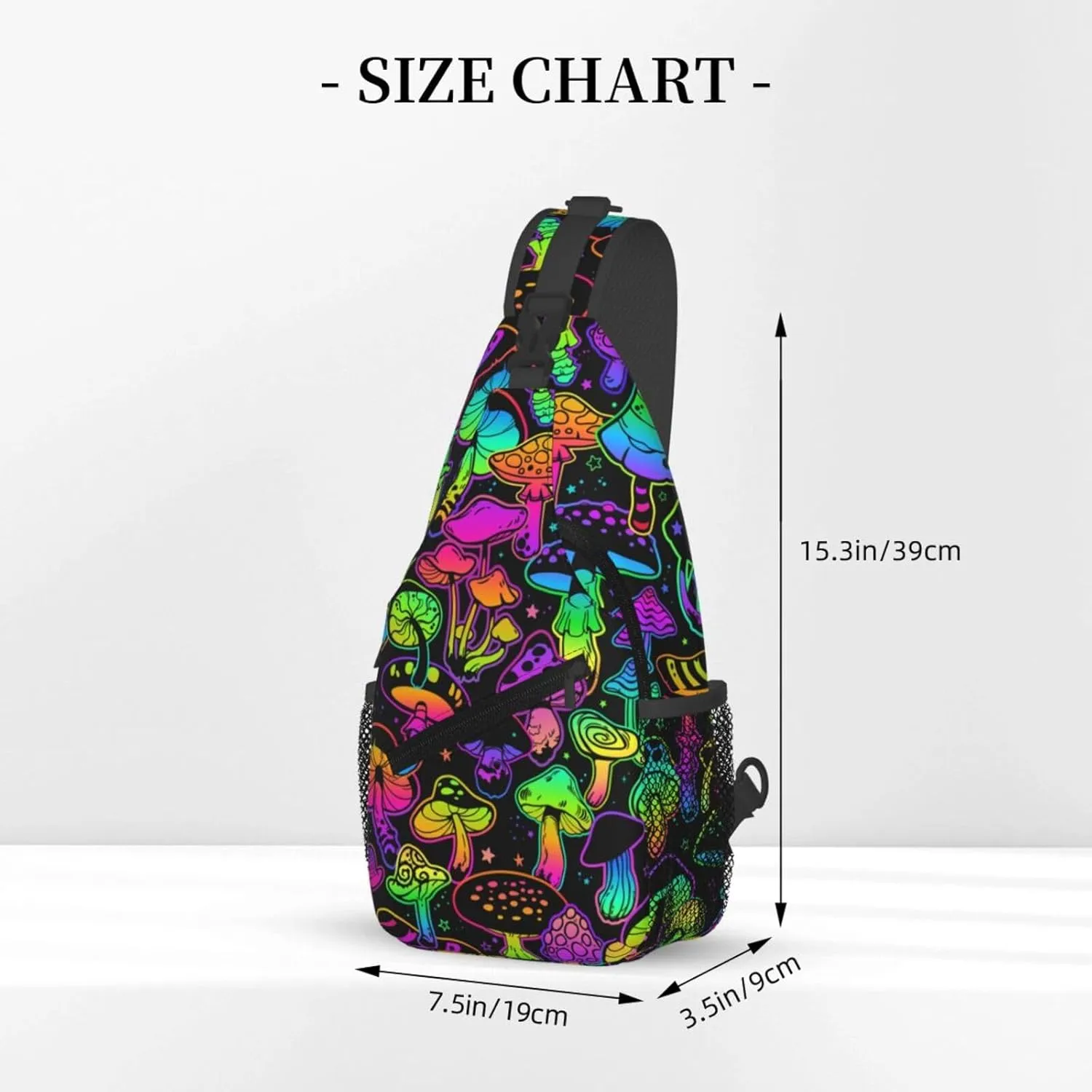 LGBT Rainbow Gay Pride Flag Handshake Love Pride Day Crossbody Bag Sling Bag Chest Bags Travel Shoulder Backpack