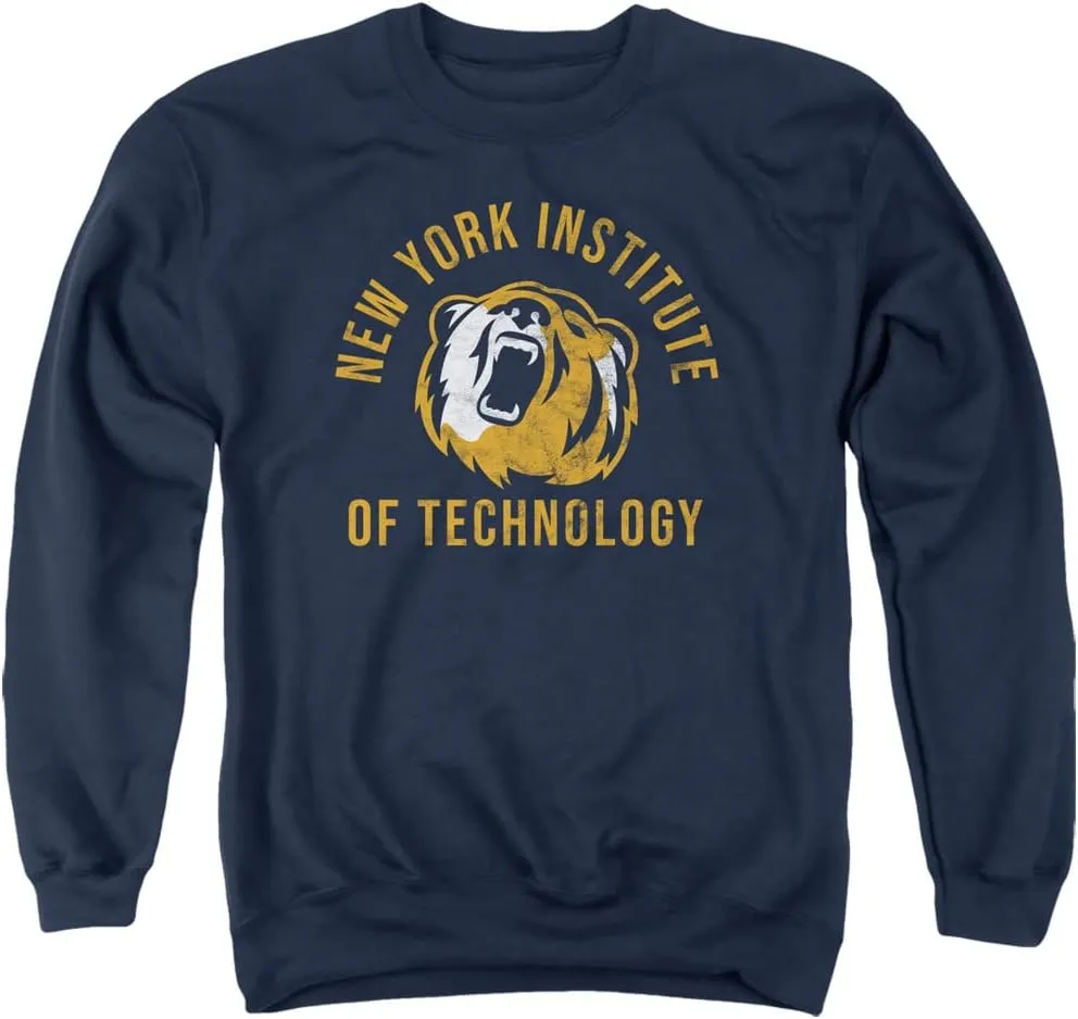 LOGOVISION New York Institute of Technology Official Bears Logo Unisex Adult Crewneck Sweatshirt