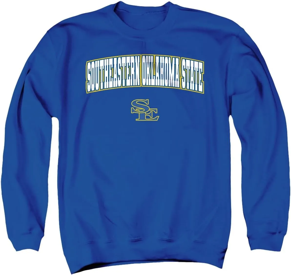LOGOVISION Southeastern Oklahoma State University Arch Logo Black Unisex Adult Crewneck Sweatshirt