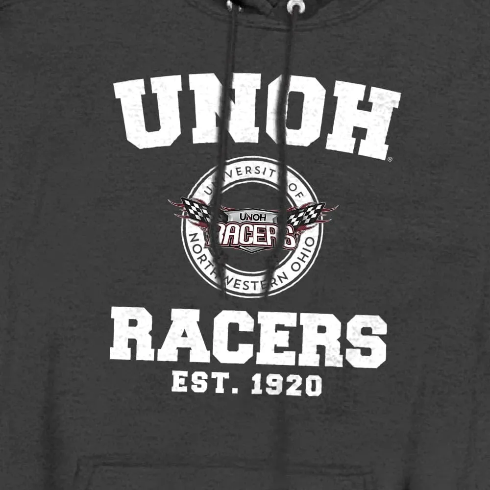 LOGOVISION University of Northwestern Ohio Official Circle Logo Unisex Adult Pull-Over Hoodie