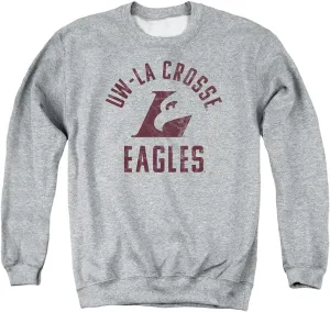 LOGOVISION University of Wisconsin La Crosse Official Eagles Logo Unisex Adult Crewneck Sweatshirt