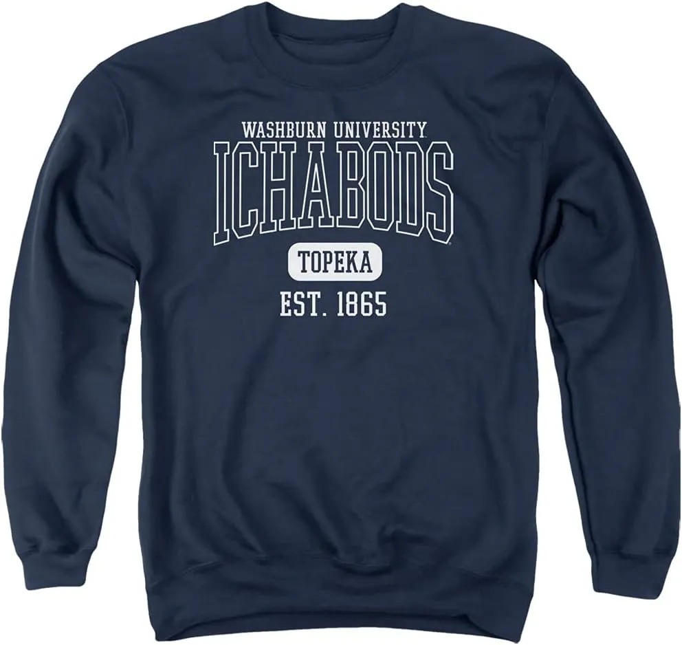 LOGOVISION Washburn University Official Circle Logo Unisex Adult Crewneck Sweatshirt