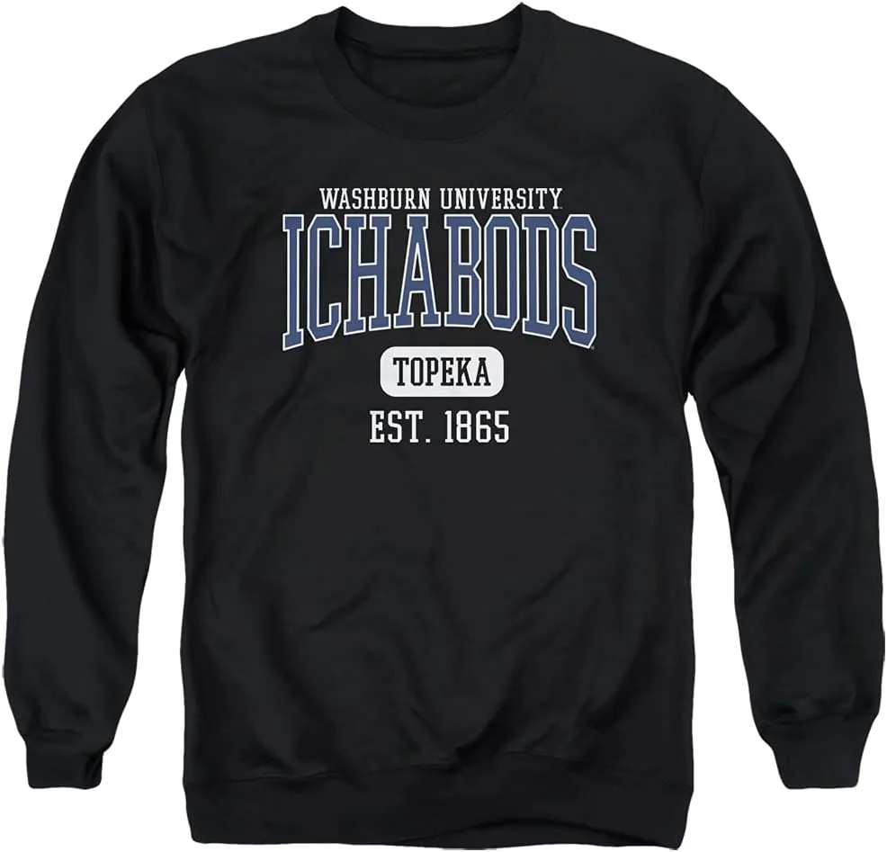 LOGOVISION Washburn University Official Circle Logo Unisex Adult Crewneck Sweatshirt