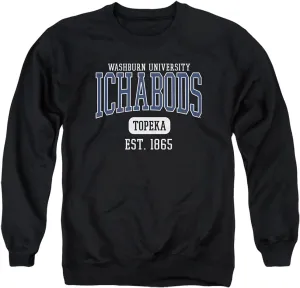 LOGOVISION Washburn University Official Circle Logo Unisex Adult Crewneck Sweatshirt