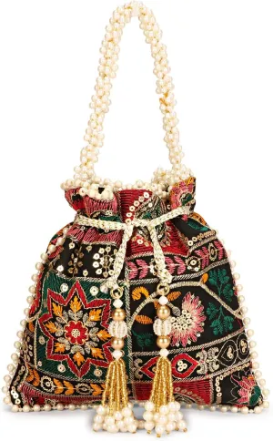 LONGING TO BUY Indian Wedding Potli Bags For Women, Potli Bags For Enagement, Sequence Potli Bags For Women