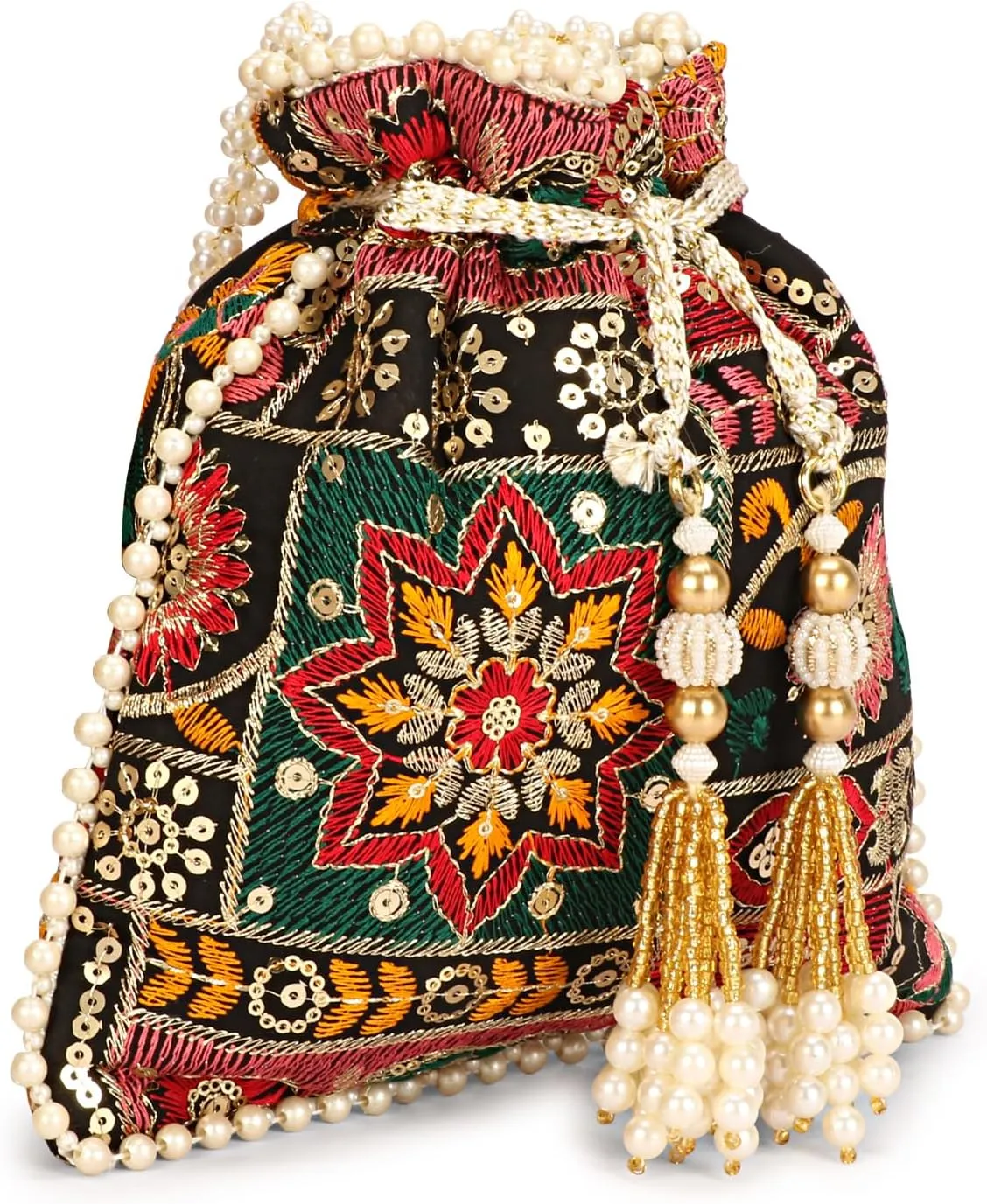 LONGING TO BUY Indian Wedding Potli Bags For Women, Potli Bags For Enagement, Sequence Potli Bags For Women