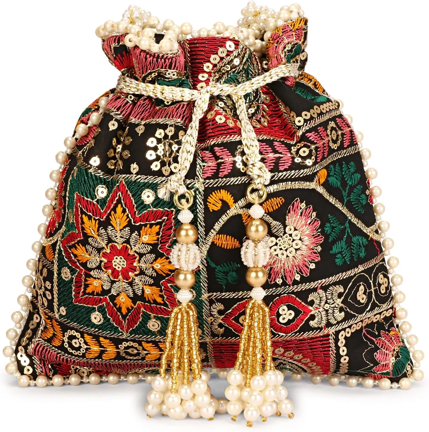 LONGING TO BUY Indian Wedding Potli Bags For Women, Potli Bags For Enagement, Sequence Potli Bags For Women