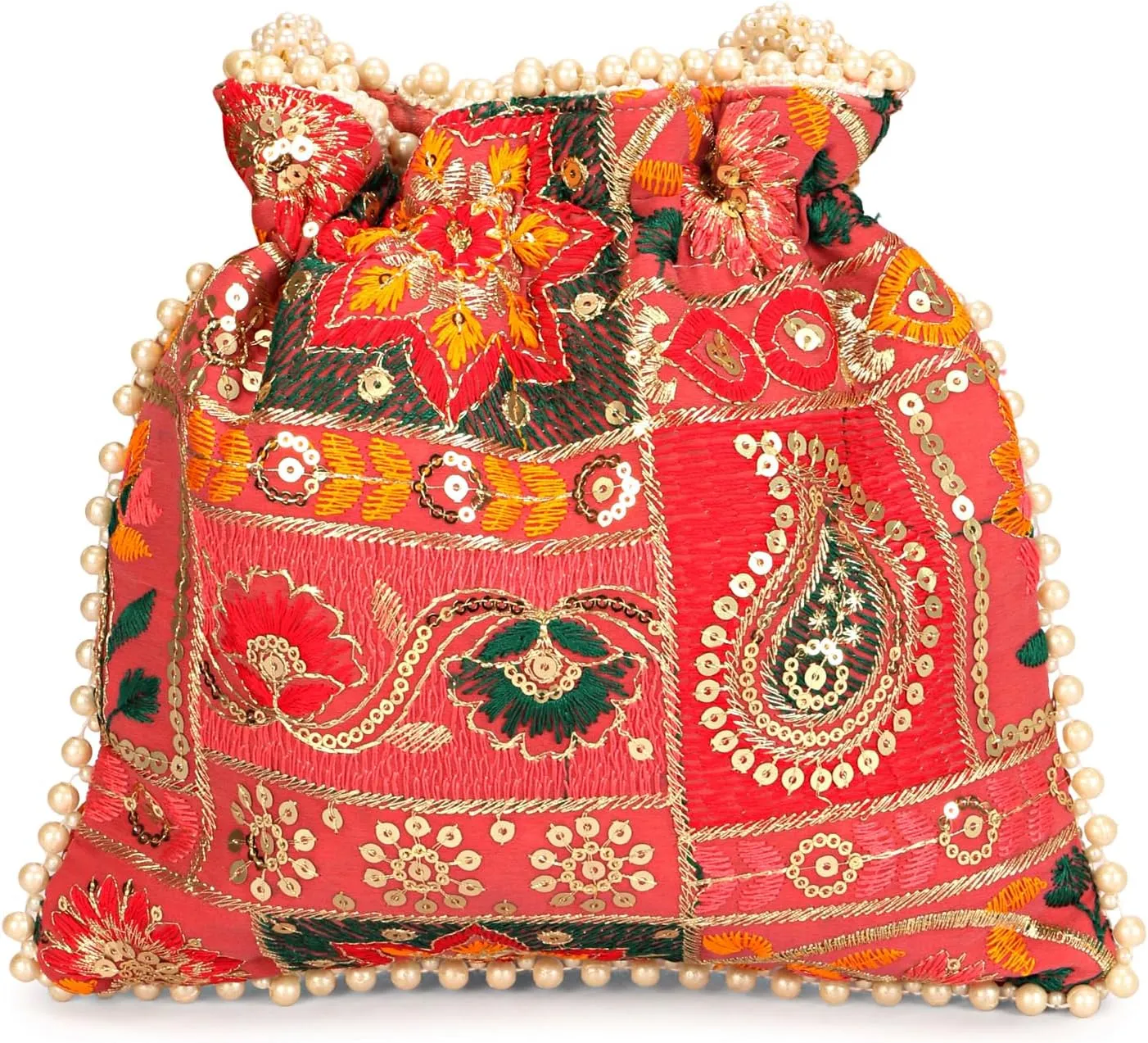 LONGING TO BUY Indian Wedding Potli Bags For Women, Potli Bags For Enagement, Sequence Potli Bags For Women