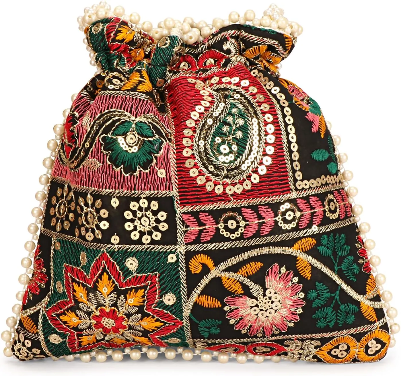LONGING TO BUY Indian Wedding Potli Bags For Women, Potli Bags For Enagement, Sequence Potli Bags For Women