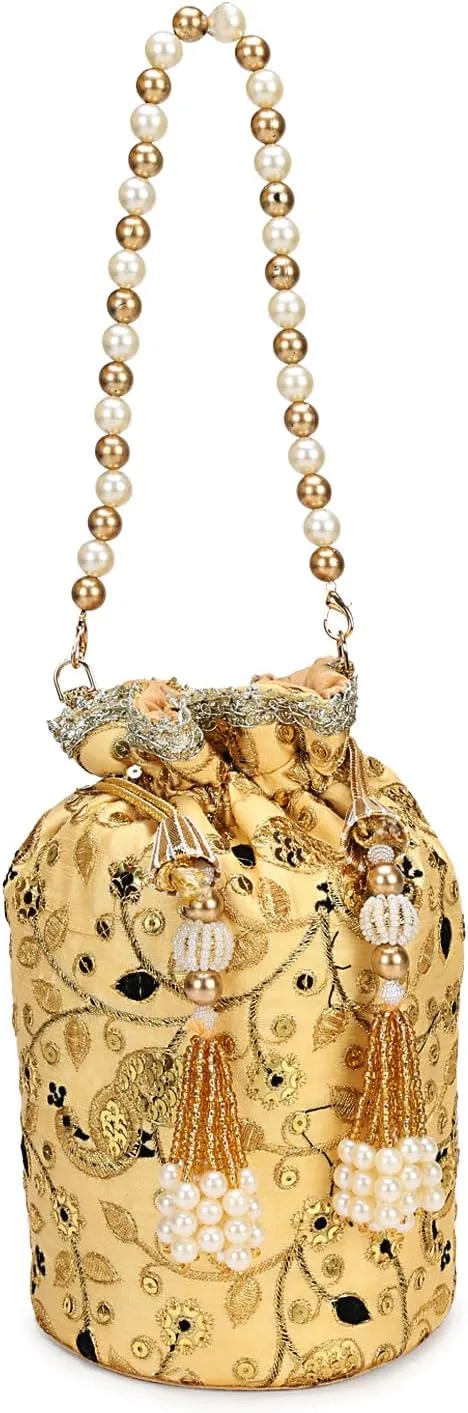 LONGING TO BUY Women Ethnic Potli Bags For Wedding & Party Function