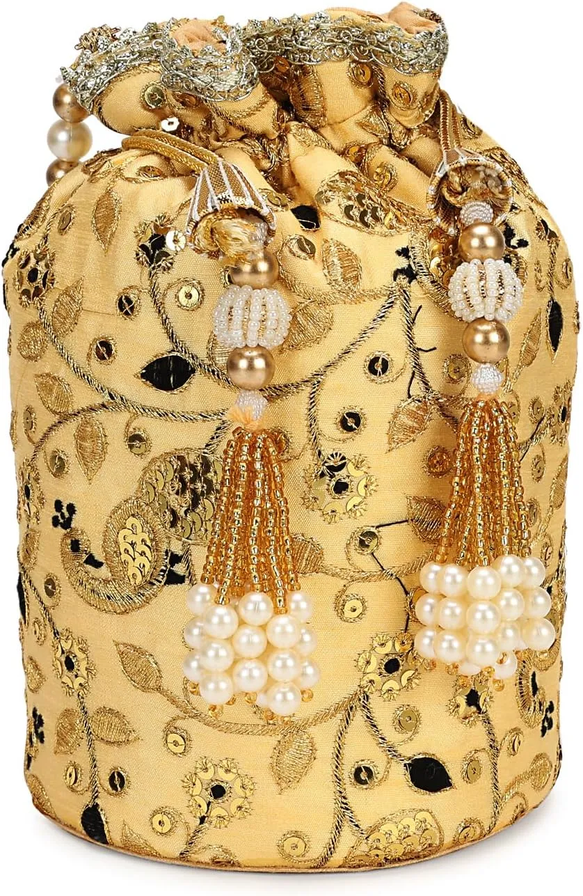 LONGING TO BUY Women Ethnic Potli Bags For Wedding & Party Function