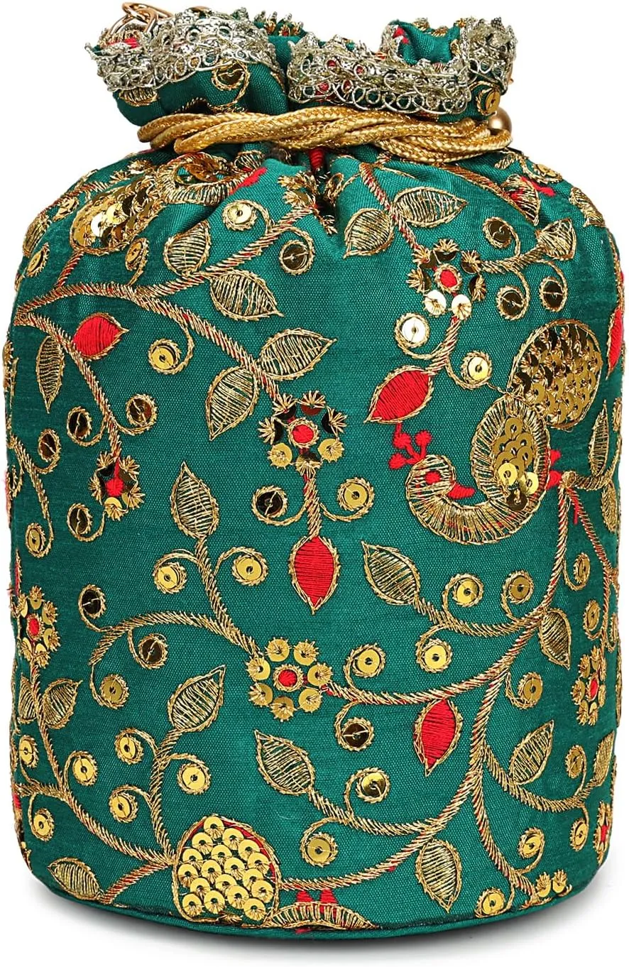 LONGING TO BUY Women Ethnic Potli Bags For Wedding & Party Function