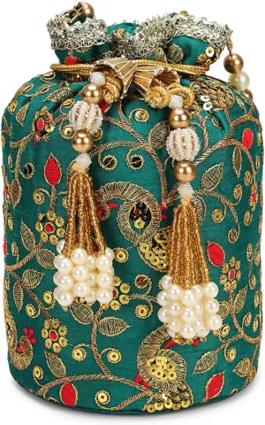 LONGING TO BUY Women Ethnic Potli Bags For Wedding & Party Function