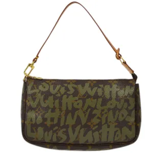 Louis Vuitton 2001 Graffiti Pochette Accessoires Handbag M92191