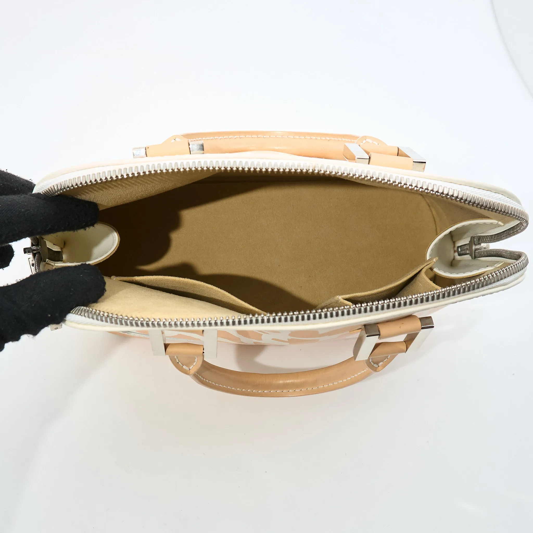 Louis Vuitton Graffiti Alma GM Peach