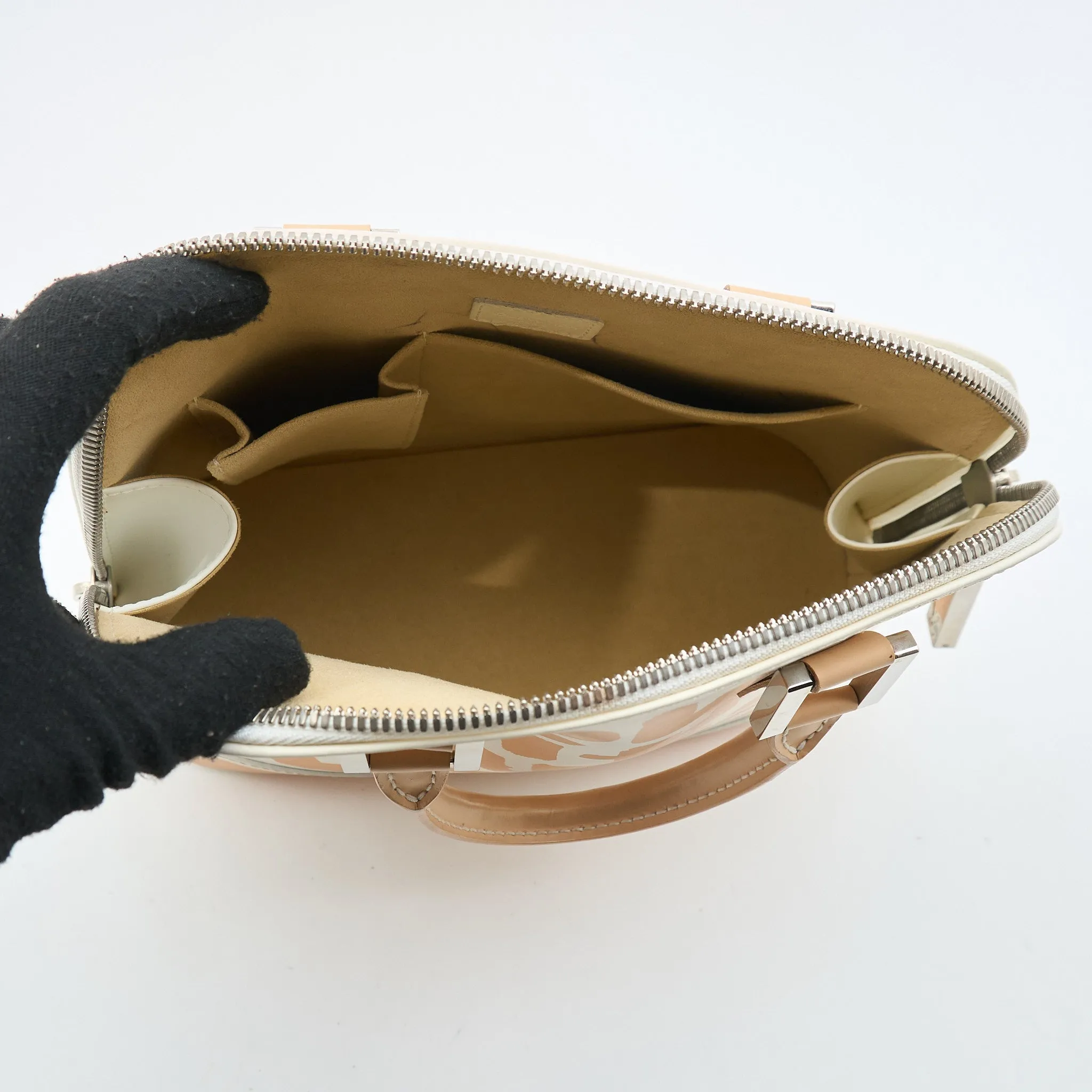 Louis Vuitton Graffiti Alma GM Peach