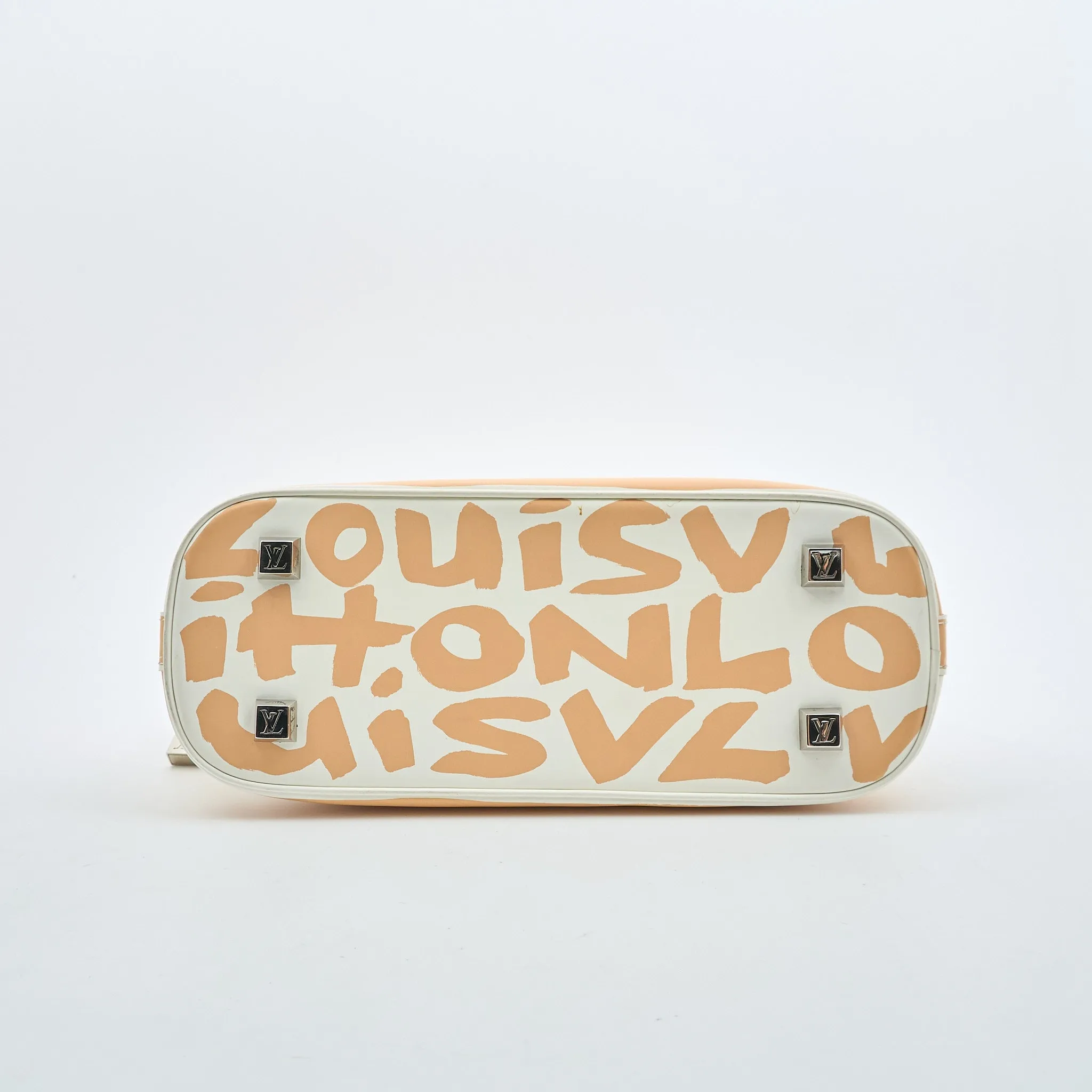 Louis Vuitton Graffiti Alma GM Peach