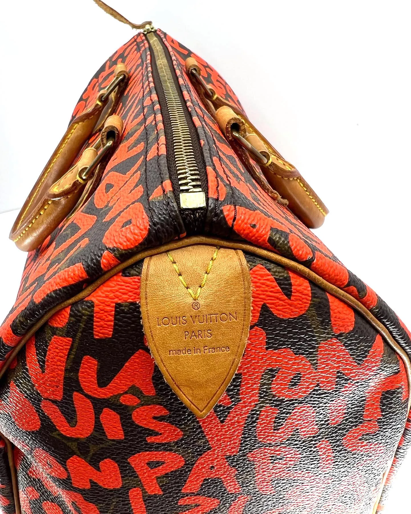 LOUIS VUITTON GRAFFITI STEPHEN SPROUSE SPEEDY 30 HANDBAG