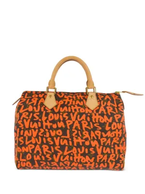 LOUIS VUITTON GRAFFITI STEPHEN SPROUSE SPEEDY 30 HANDBAG