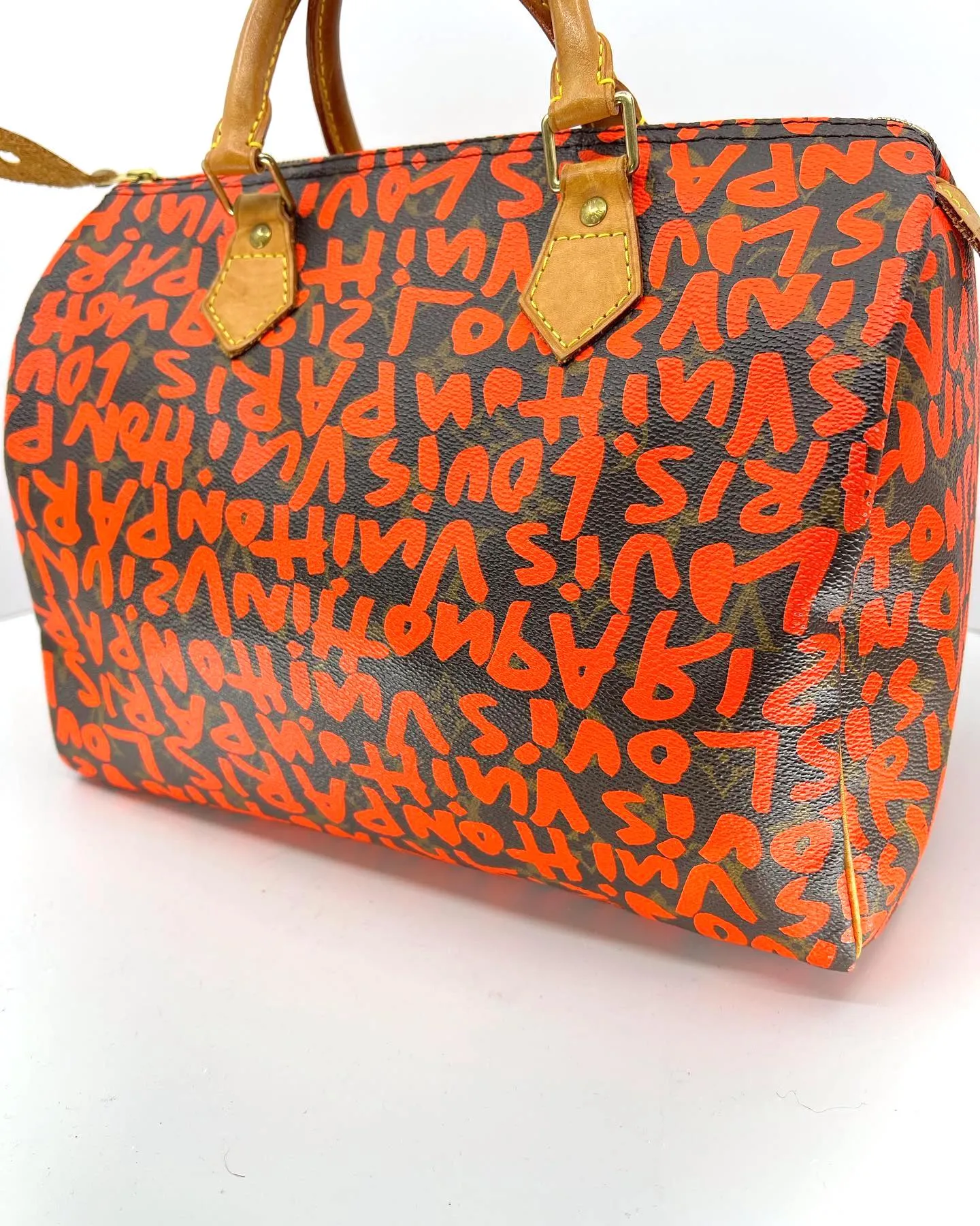 LOUIS VUITTON GRAFFITI STEPHEN SPROUSE SPEEDY 30 HANDBAG