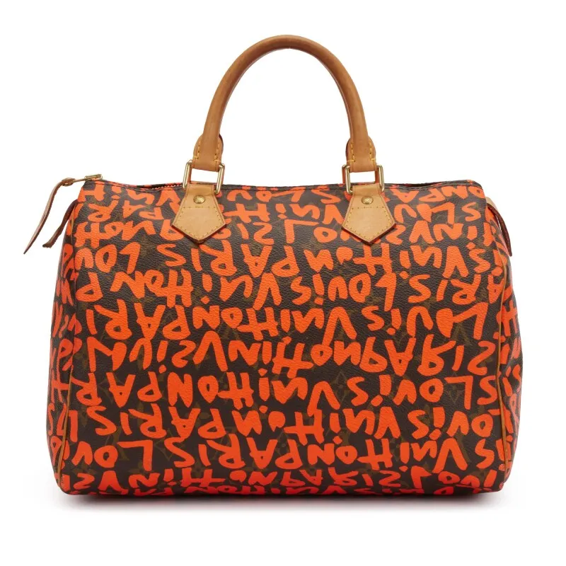 LOUIS VUITTON GRAFFITI STEPHEN SPROUSE SPEEDY 30 HANDBAG