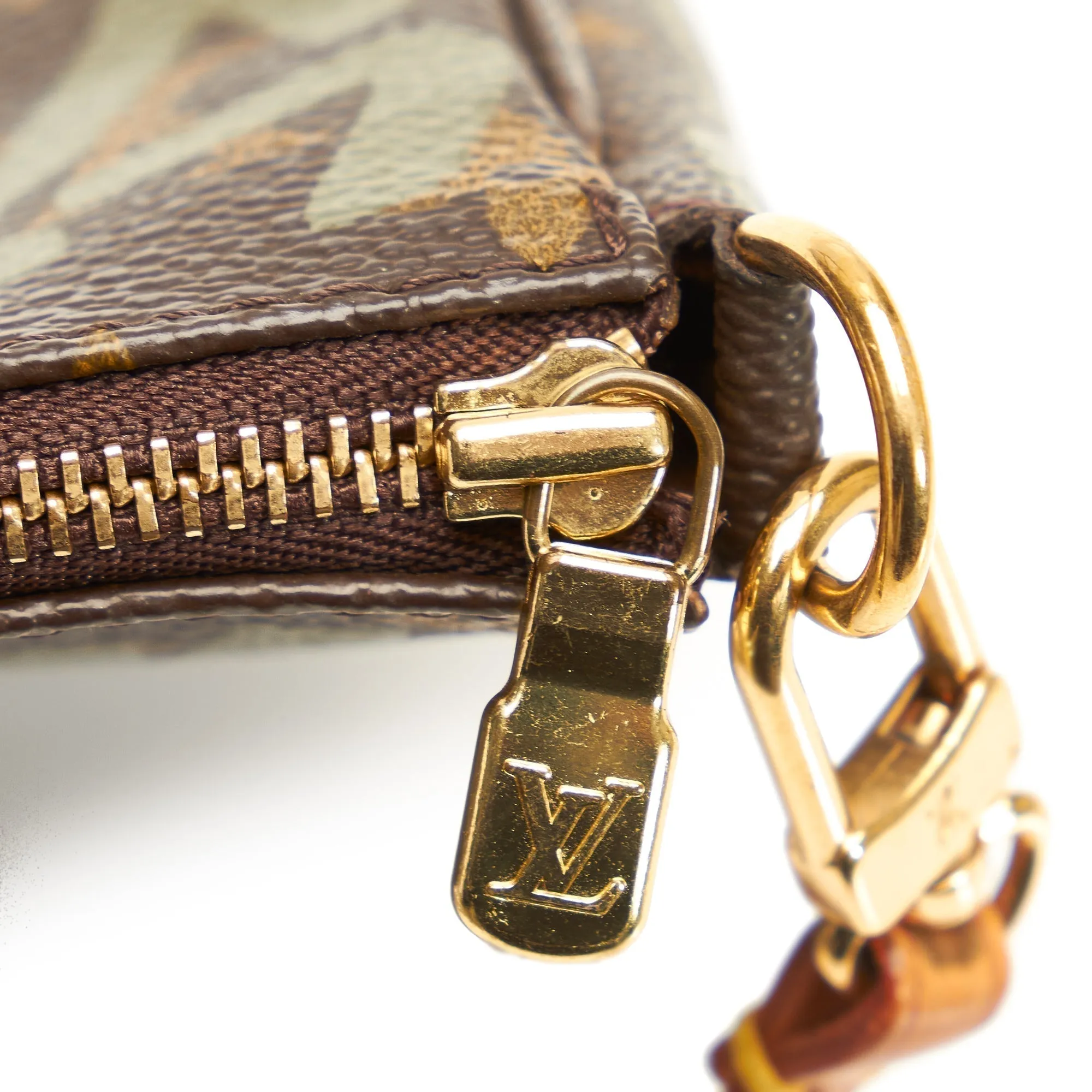 Louis Vuitton x Stephen Sprouse Pochette Accessoires Green Graffiti Monogram Canvas