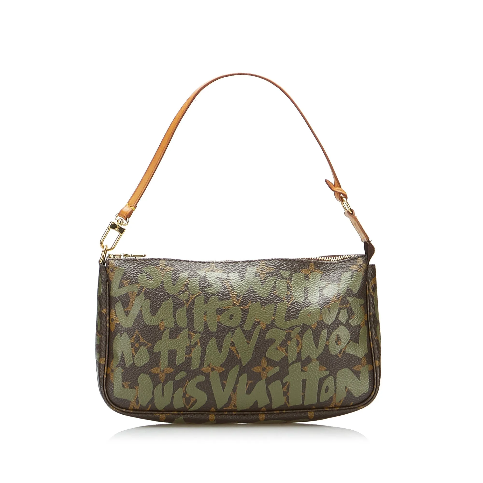 Louis Vuitton x Stephen Sprouse Pochette Accessoires Green Graffiti Monogram Canvas